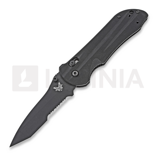 Couteau pliant Benchmade Stryker, combo, noir 909SBK