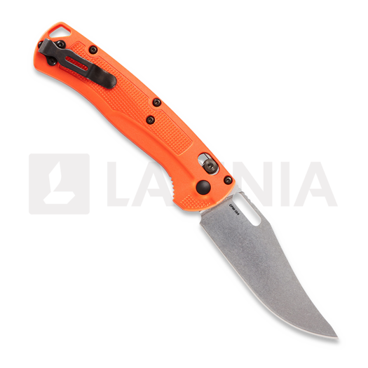 Benchmade Taggedout CPM-154 sulankstomas peilis, orange grivory 15535