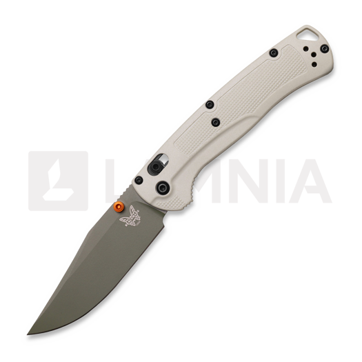 Benchmade Taggedout Elmax Forest Green Cerakote סכין מתקפלת, tan grivory 15536GN-01