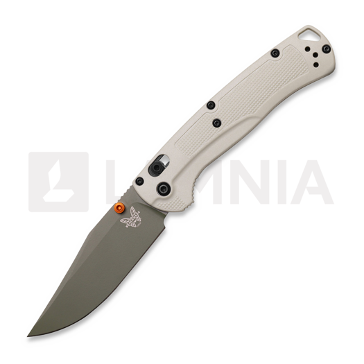 Nóż składany Benchmade Taggedout Elmax Forest Green Cerakote, tan grivory 15536GN-01