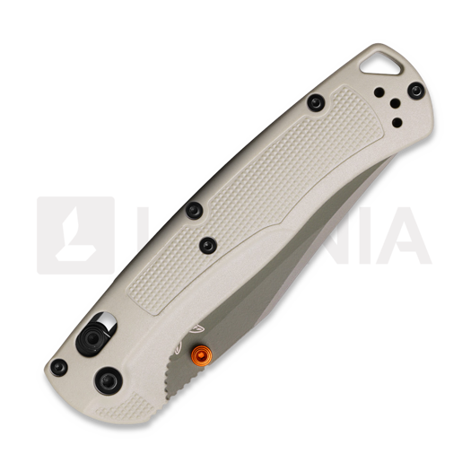 Benchmade Taggedout Elmax Forest Green Cerakote 折り畳みナイフ, tan grivory 15536GN-01