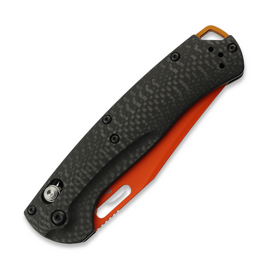 Coltello pieghevole Benchmade Taggedout Magnacut Orange Cerakote, Carbon Fiber 15535OR-01