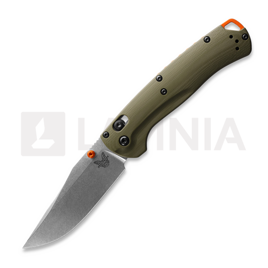 Couteau pliant Benchmade Taggedout S45VN Satin, od green G10 15536