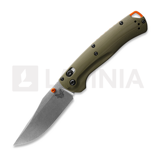 มีดพับ Benchmade Taggedout S45VN Satin, od green G10 15536
