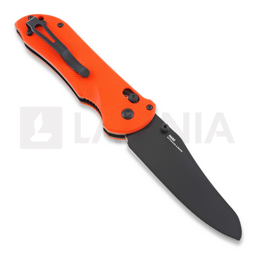 Benchmade Triage k&auml;&auml;nt&ouml;veitsi, musta, oranssi 915BK-ORG