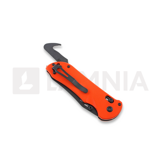 Benchmade Triage k&auml;&auml;nt&ouml;veitsi, musta, oranssi 915BK-ORG