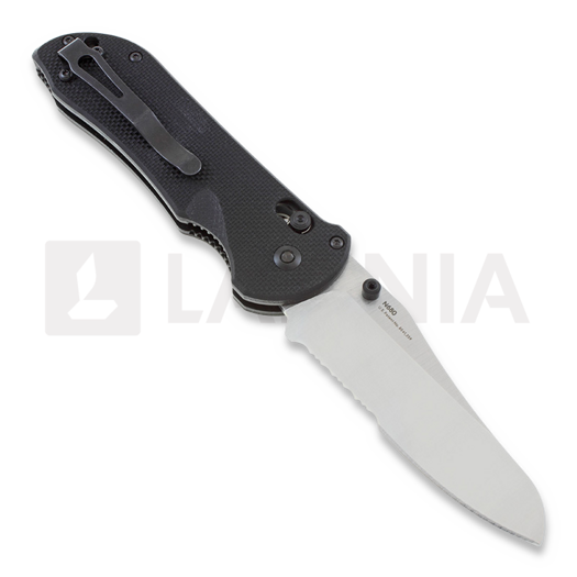 Zav&iacute;rac&iacute; nůž Benchmade Triage, vroubkov&aacute;n&iacute; na čepeli 915S