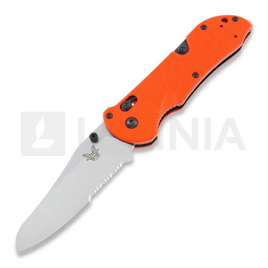 Navaja Benchmade Triage, naranja, hoja dentada 915S-ORG