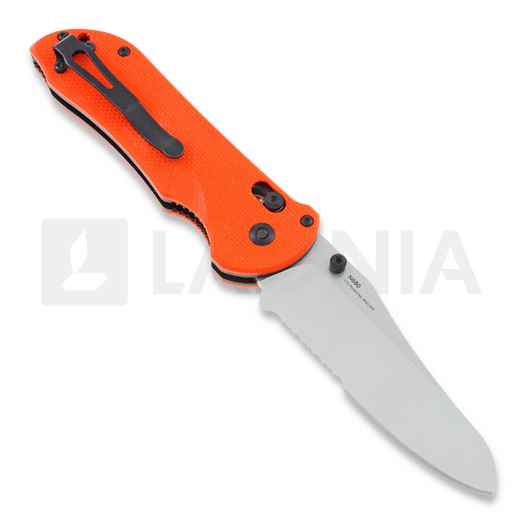 Benchmade Triage k&auml;&auml;nt&ouml;veitsi, oranssi, combo ter&auml; 915S-ORG