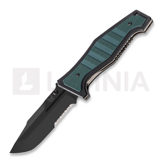 Navalha Benchmade Vicar, preto, faca serrilhada 757SBK