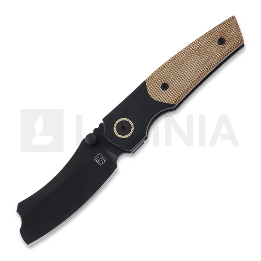 Skladací nôž Berg Blades Mini Barber DLC, tan micarta