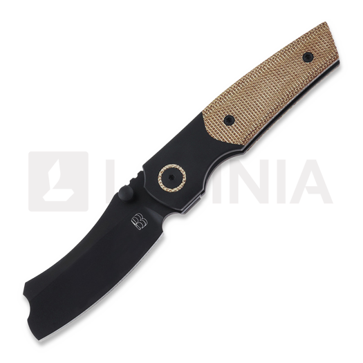 Berg Blades Mini Barber DLC kääntöveitsi, tan micarta