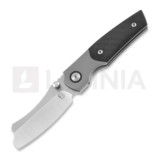 Zavírací nůž Berg Blades Mini Barber Satin, carbon fiber