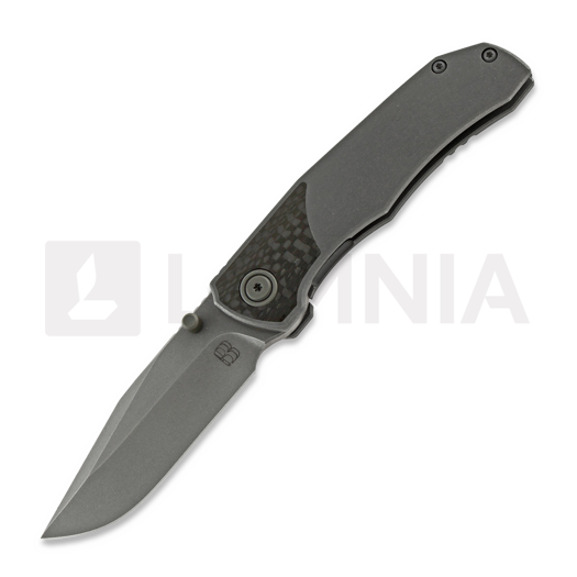 Berg Blades Pup סכין מתקפלת, carbon stonewash