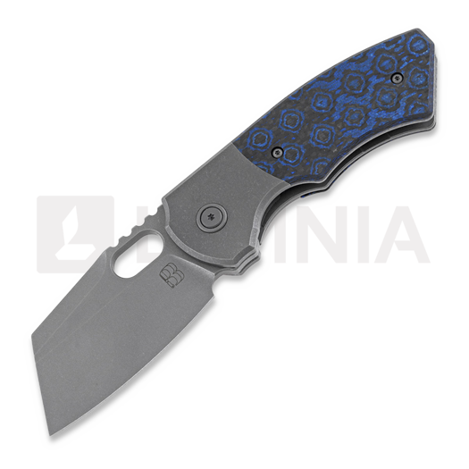 Nóż składany Berg Blades Slim Blue Rose FatCarbon, stonewashed