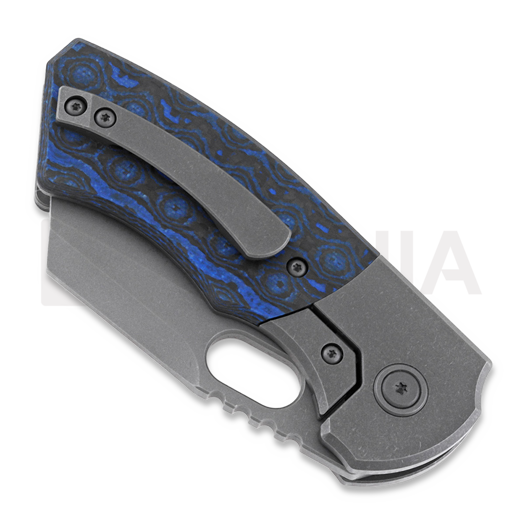 Berg Blades Slim Blue Rose FatCarbon sulankstomas peilis, stonewashed