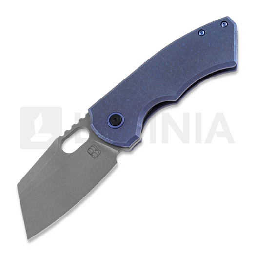 Berg Blades Slim Blue Ti folding knife, stonewashed