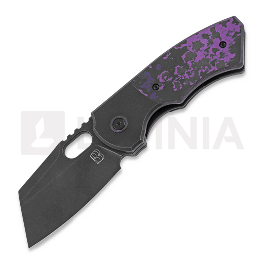 Berg Blades Slim Purple Haze FatCarbon foldekniv, DLC
