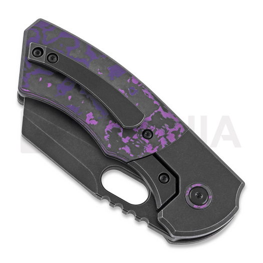 Berg Blades Slim Purple Haze FatCarbon sulankstomas peilis, DLC