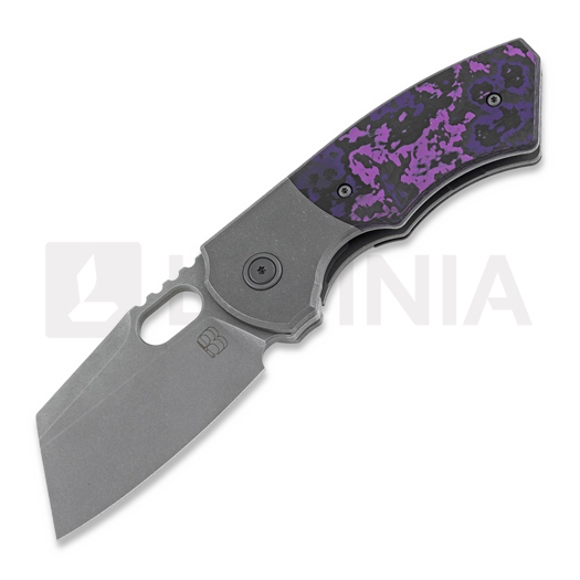 Nóż składany Berg Blades Slim Purple Haze FatCarbon, stonewashed