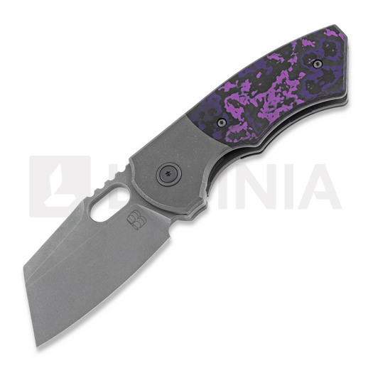 Складной нож Berg Blades Slim Purple Haze FatCarbon, stonewashed