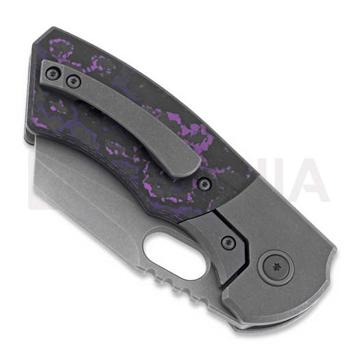 Berg Blades Slim Purple Haze FatCarbon folding knife, stonewashed