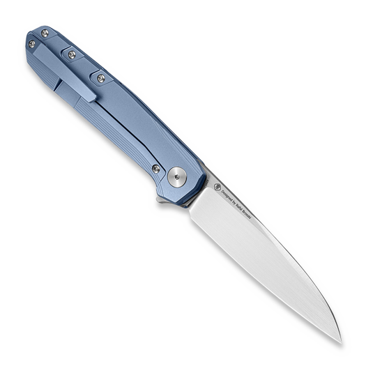 Bestech 9 - Hand Rubbed Satin - Titanium, mėlyna