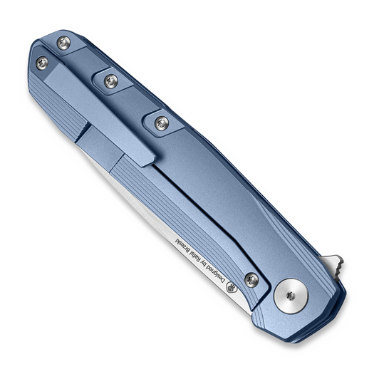 Bestech 9 - Hand Rubbed Satin - Titanium, mėlyna