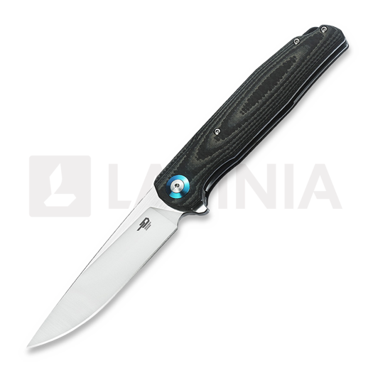 Bestech Ascot - Satin - G10 + CF kääntöveitsi, beige