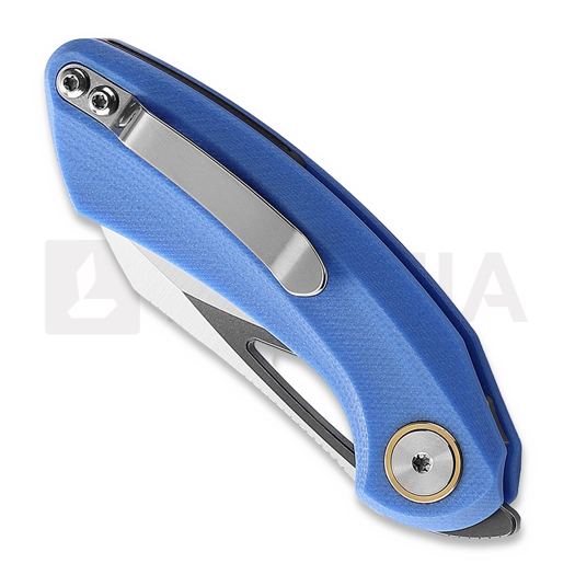 Bestech Bihai - Grey DLC Stonewash + Satin - G10, modrá