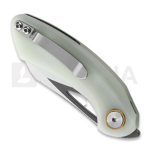 Bestech Bihai - Grey DLC Stonewash + Satin - G10, jade