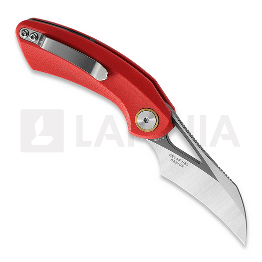 Bestech Bihai - Grey DLC Stonewash + Satin - G10, červen&aacute;