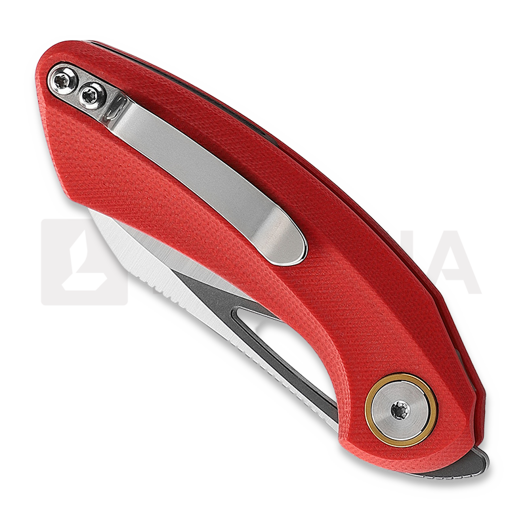 Bestech Bihai - Grey DLC Stonewash + Satin - G10, červen&aacute;