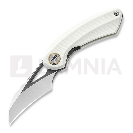 มีดพับ Bestech Bihai - Satin + Stonewash - G10, ขาว