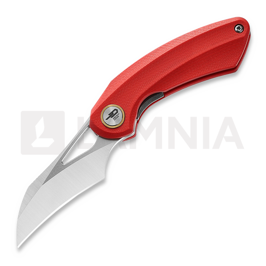 Bestech Bihai - Stonewash + Satin - G10, แดง