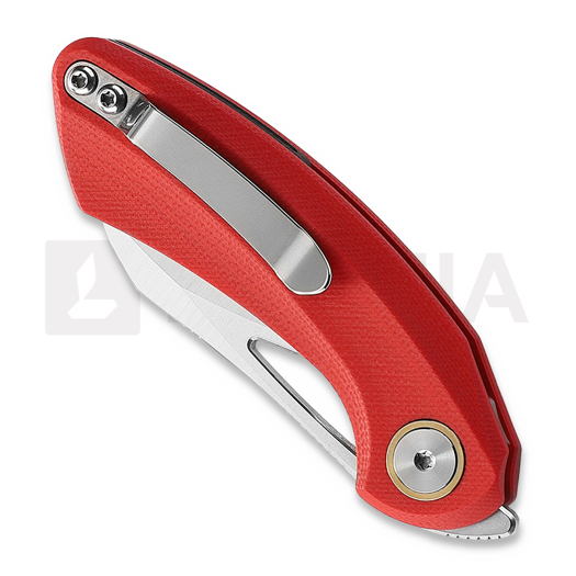 Bestech Bihai - Stonewash + Satin - G10, červená