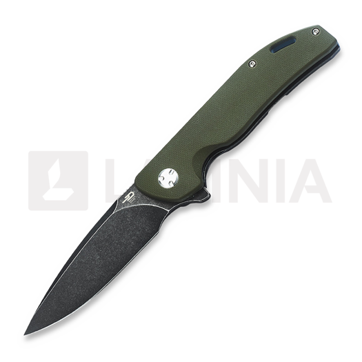 Bestech Bison G10 접이식 나이프, green/black