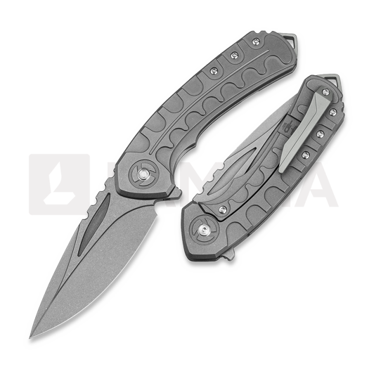 Bestech Buwaya - Blastwash - Titanium סכין מתקפלת
