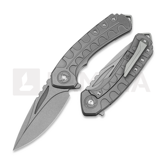 Bestech Buwaya - Blastwash - Titanium kääntöveitsi