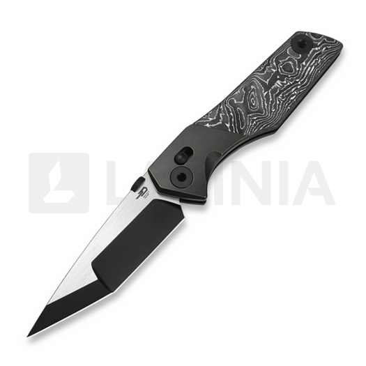 Bestech Cetus - PVD + Satin - CF, musta