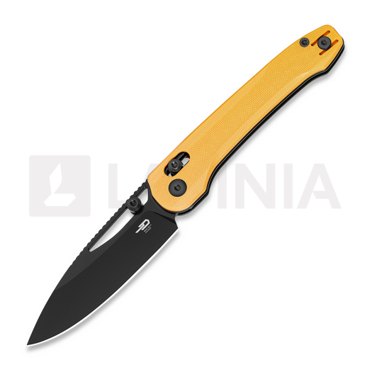 Liigendnuga Bestech Cobber - Black PVD - G10, kollane