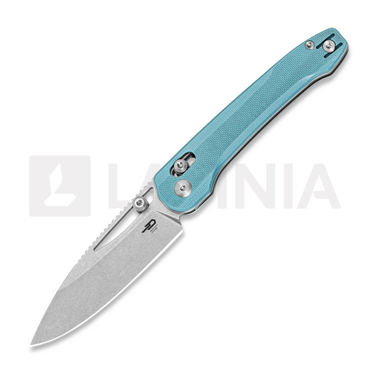 Bestech Cobber - Stonewash - G10 접이식 나이프, light blue