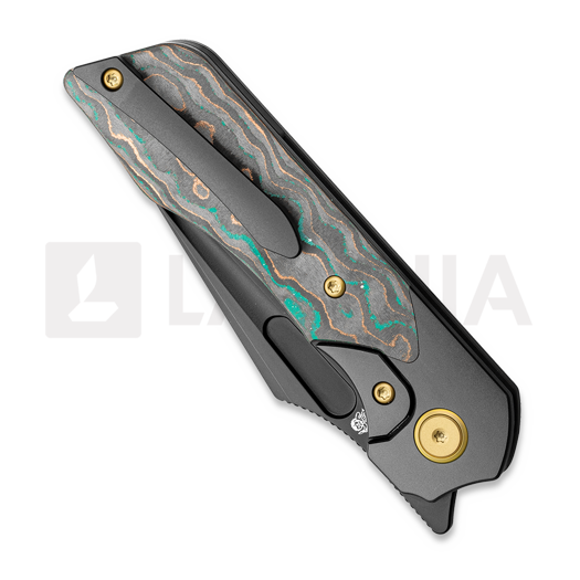 Navalha Bestech Dactyl - PVD - Shipwreck Camo Carbon