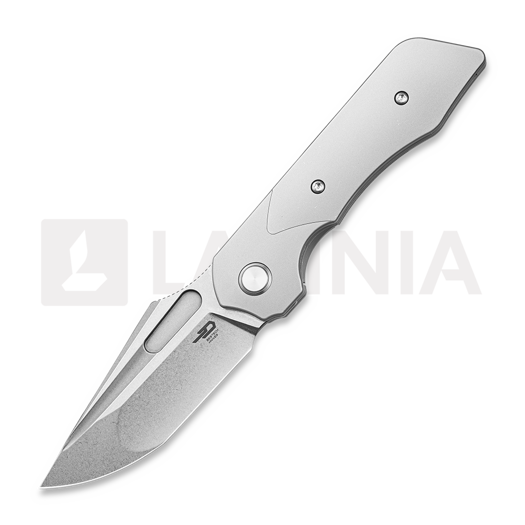 Navalha Bestech Dactyl - Stonewash - Titanium, cinza