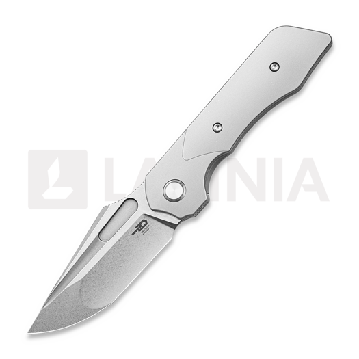 Navalha Bestech Dactyl - Stonewash - Titanium, cinza