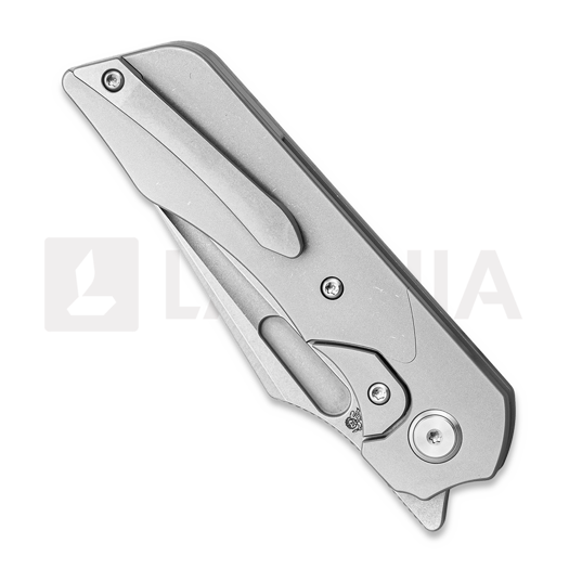 Navalha Bestech Dactyl - Stonewash - Titanium, cinza
