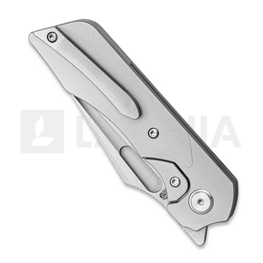 Navalha Bestech Dactyl - Stonewash - Titanium, cinza