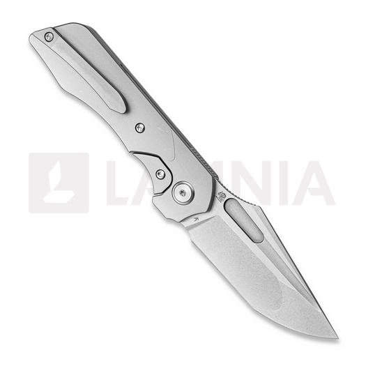 Navalha Bestech Dactyl - Stonewash - Titanium, cinza