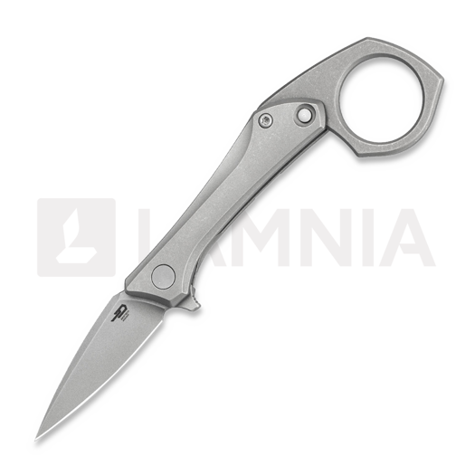 มีดพับ Bestech Duci - Darkwash - Titanium, เทา
