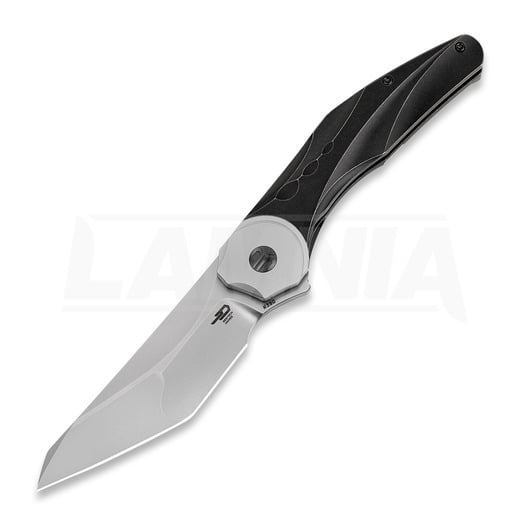 Coltello pieghevole Bestech Excentric - Beadblast - Titanium, nero
